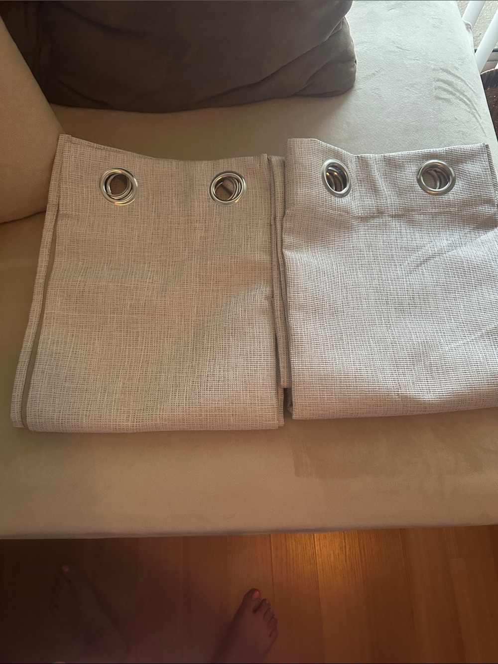 Like New Blackout Curtains with Magnetic Curtain Tiebacks